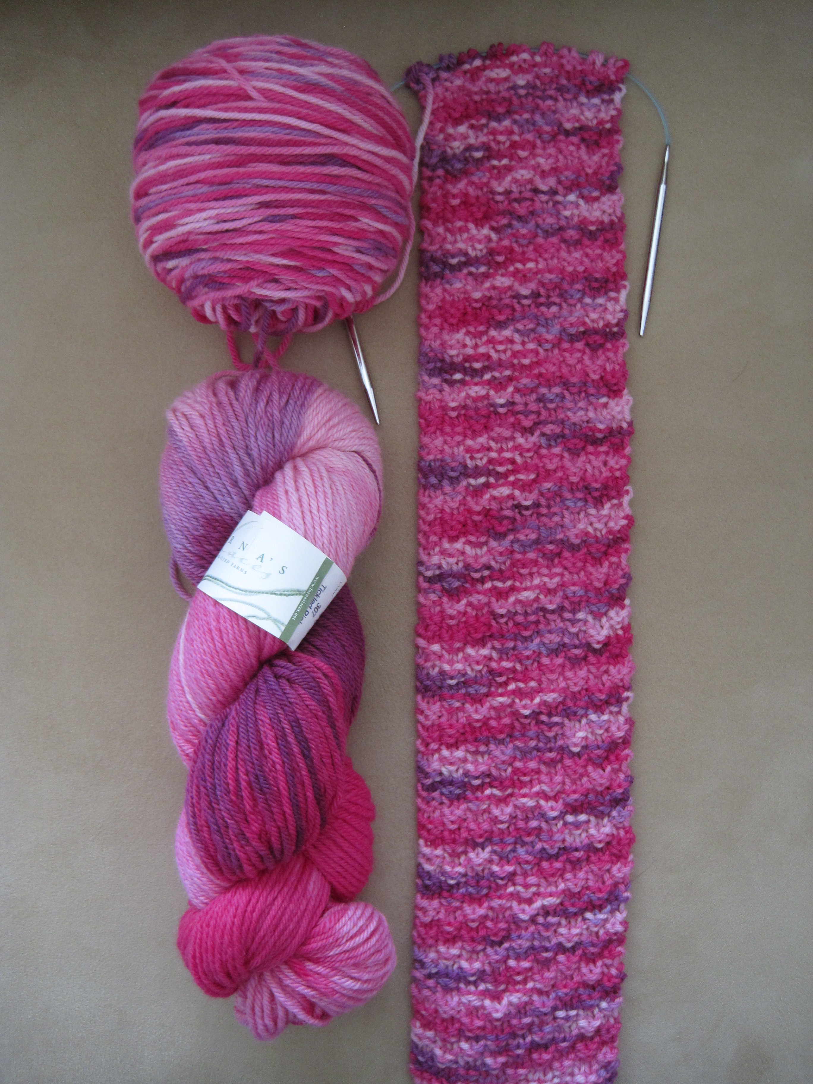 variegated wool yarn